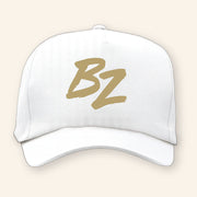 Bailey Zimmerman Merch Tour 2025 BZ Gold Logo White Hat Husband Gifts - Lilybirchmarket