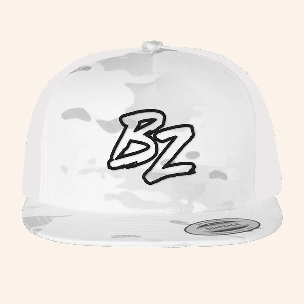 Bailey Zimmerman Merch Tour 2025 BZ White Camo Hat Snapback Best Gifts For Husband - Lilybirchmarket
