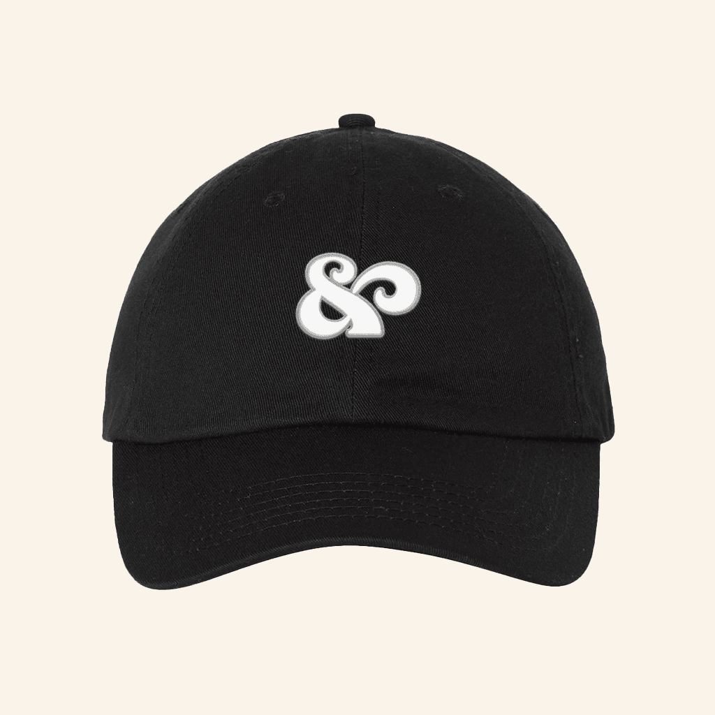 Bandwear Merch Sammy Rae Ampersand Black Hat Embroidered Gifts For Dad - Lilybirchmarket