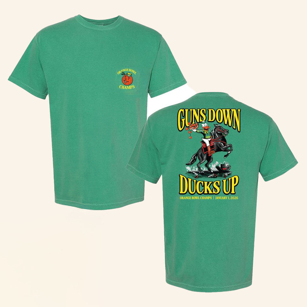 Barstool Sports Merch Guns Down Ducks Up T-Shirt Great Gifts For Friends - Lily Birch Market