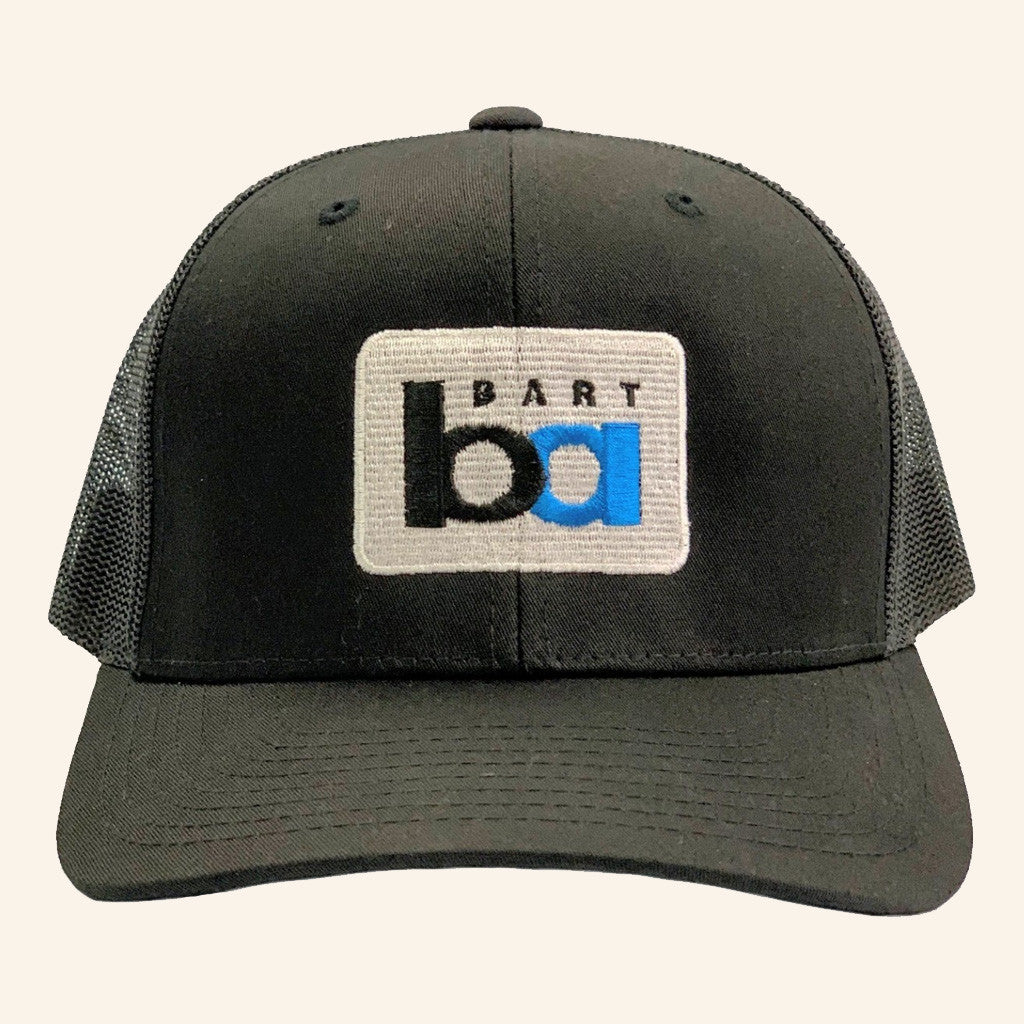 BART Merch BART Logo Trucker Hat Embroidered Gifts Ideas For Dad - Lilybirchmarket
