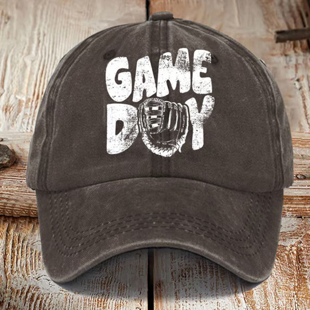 Baseball Game Day Hat Vinatge Cap Best Gifts For Baseball Lovers - Lilybirchmarket