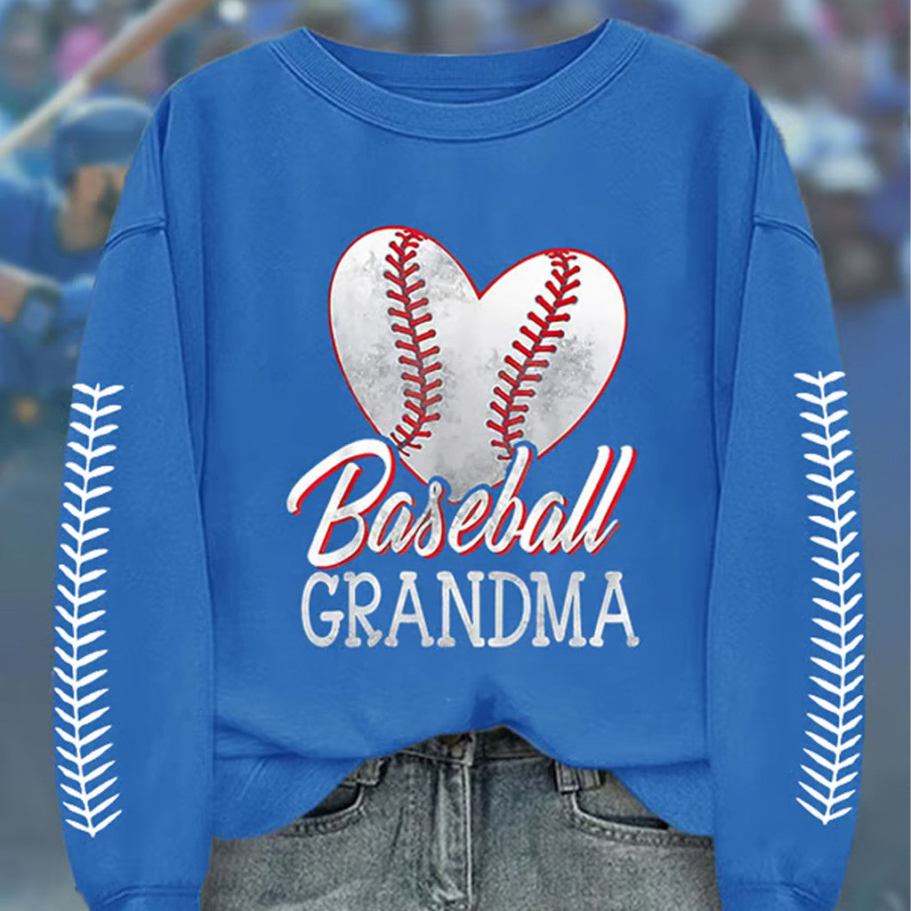 Baseball Grandma Sweatshirt Game Day Apparel Baseball Enthusiast Gifts For Grandma - Lilybirchmarket