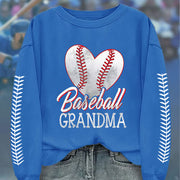 Baseball Grandma Sweatshirt Game Day Apparel Baseball Enthusiast Gifts For Grandma - Lilybirchmarket