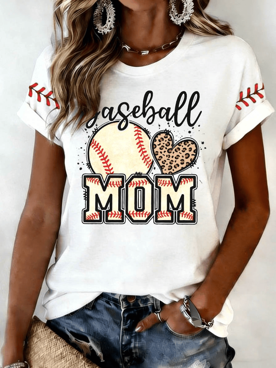  Baseball Mom T-Shirt Game Day Shirt Gifts For Mom Baseball Lovers - TradiViet