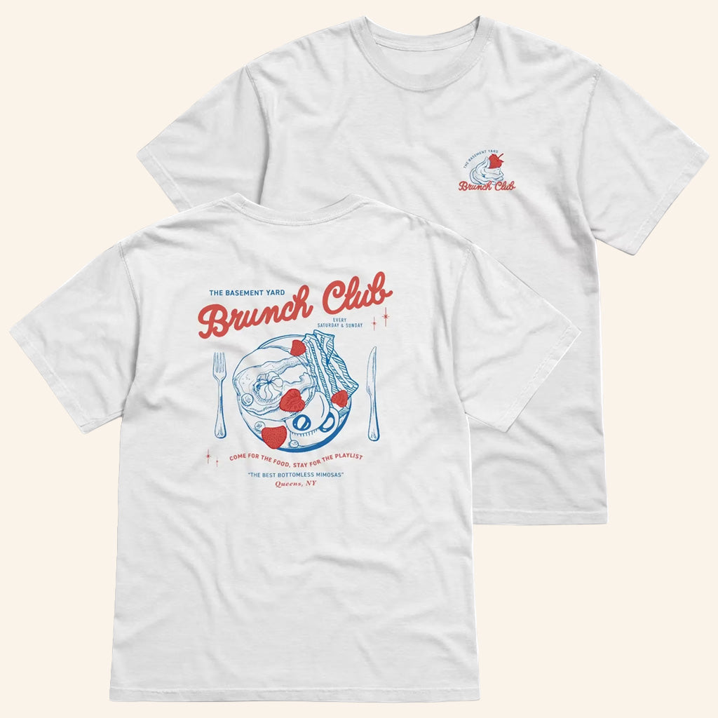 Basement Yard Merch Brunch Club Diner T-Shirt Gifts Ideas For Friends - Lily Birch Market