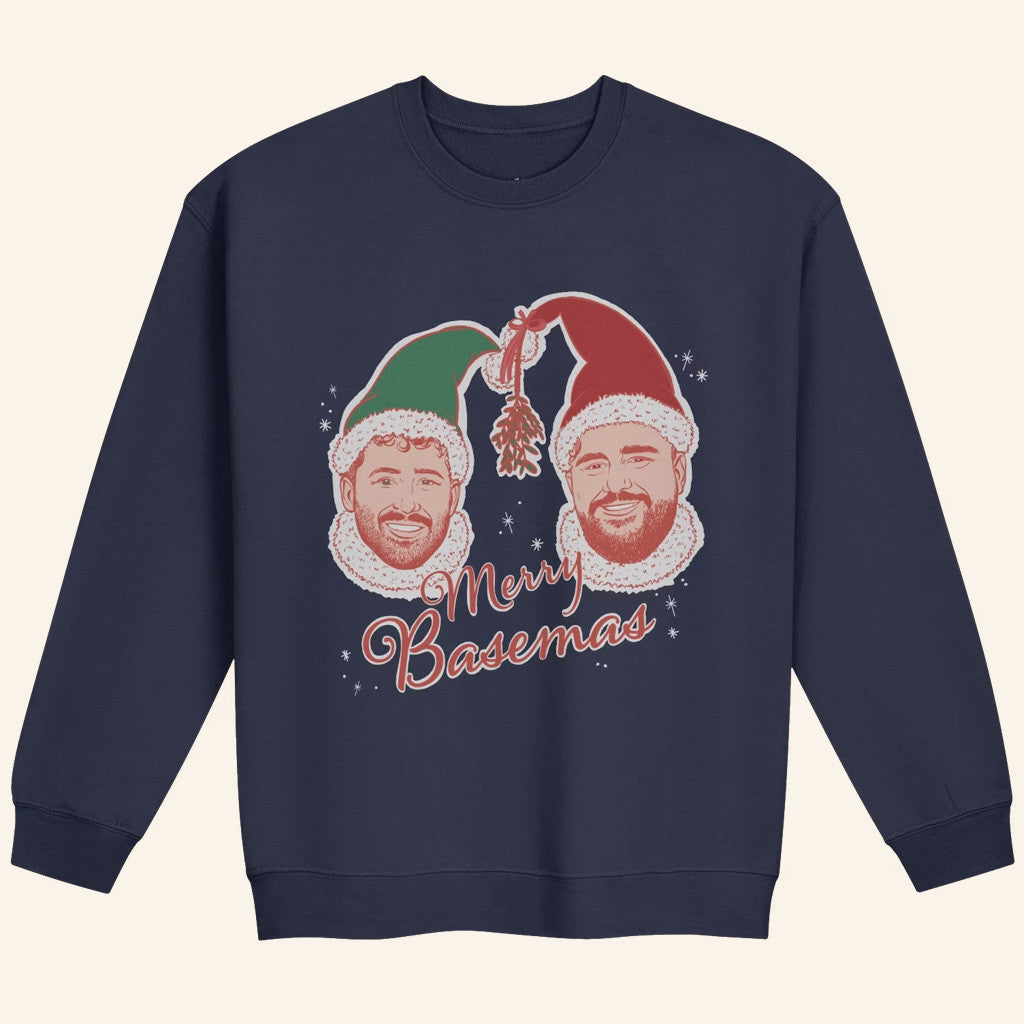 Basement Yard Merch Merry Basemas Sweatshirt Christmas Gifts For Him - Lilybirchmarket