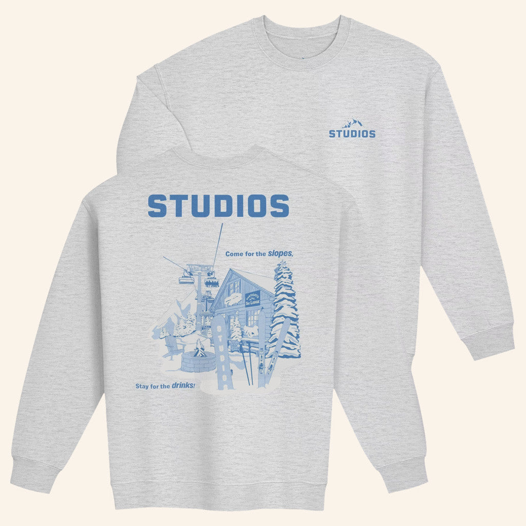 Basement Yard Merch Santagato Ski Lodge Sweatshirt Present For Friends - Lilybirchmarket