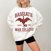 Basgiath War College Sweatshirt Fourth Wing Sweatshirt Sweatshirt Gifts For Wife - Lilybirchmarket