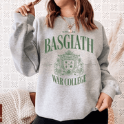 Basgiath War College Sweatshirt Grey Gift Ideas For Sister - Lilybirchmarket