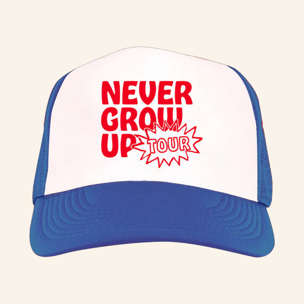 Baylen Levine Merch Never Grow Up Tour Trucker Hat Gifts For Besties - Lilybirchmarket