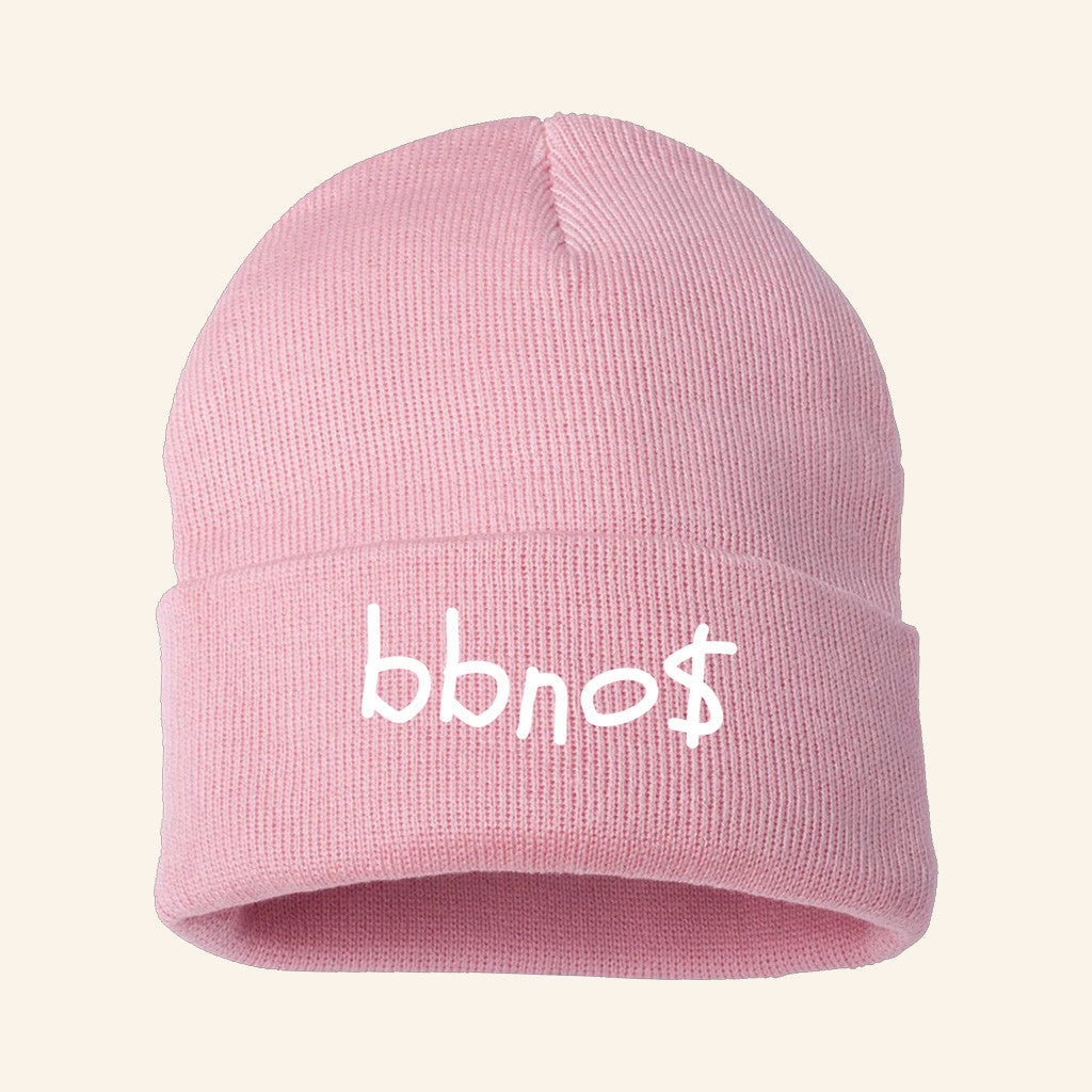 BbnoS Merch Pink Beanie Best Gifts For Girlfriend - Lilybirchmarket