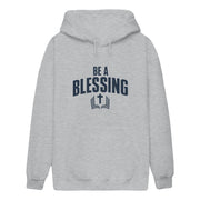Be A Blessing Hoodie Drake Maye Grey Sweatshirt Hoodie Football Game Day Gifts For Fans - Lilybirchmarket