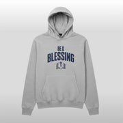 Be A Blessing Hoodie Drake Maye Wore Grey Sweatshirt Hoodie Football Fan Clothing - Lilybirchmarket