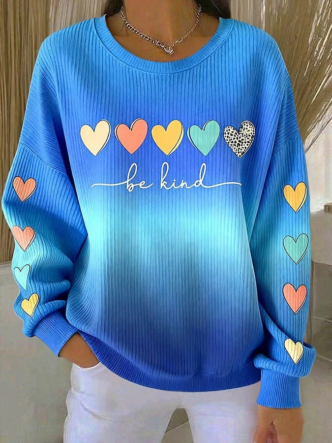 Be Kind Sweatshirt Kindness Sweatshirt Human Rights Apparel Gifts For Friends - Lilybirchmarket