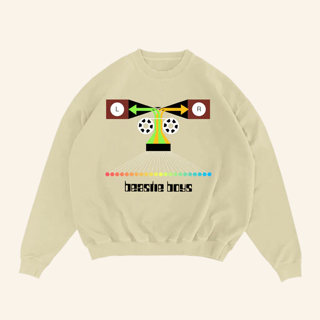 Beastie Boys Merch Dual Channel Crewneck Sweatshirt Best Gifts For Hip Hop Lovers - Lilybirchmarket