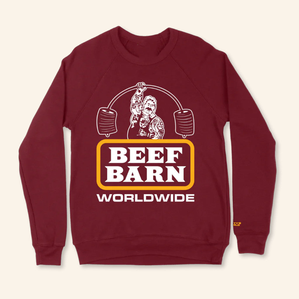 Beef Barn Merch Beef Barn Worldwide Sweatshirt Dad Christmas Gifts - Lilybirchmarket