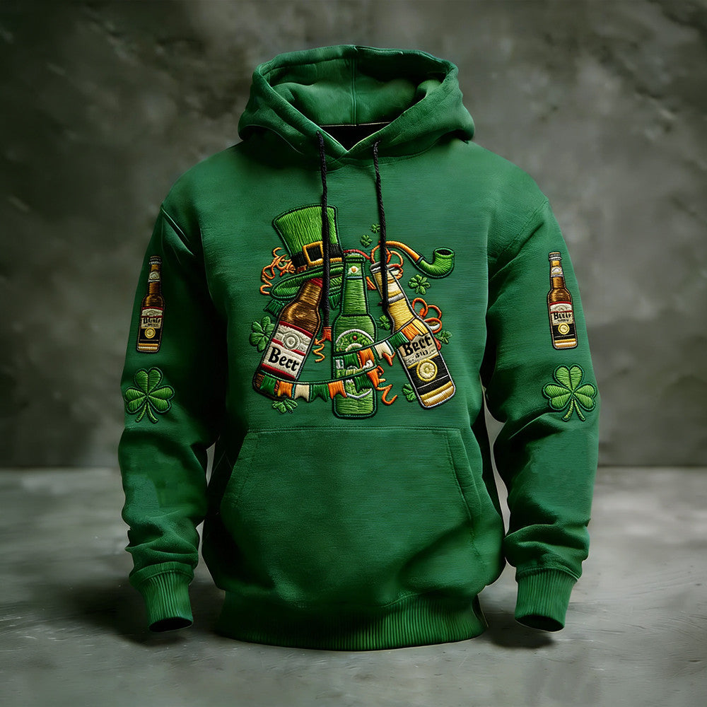 Beer Festival St. Patrick's Day Hoodie St Patrick's Day Hooded Sweatshirt Gift For Him - Lilybirchmarket