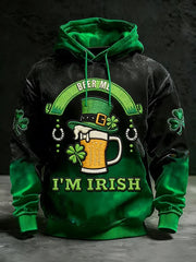Beer Me I'm Irish Hoodie Men's St. Patrick's Day Beer Clothing Gifts For Husband - Lilybirchmarket