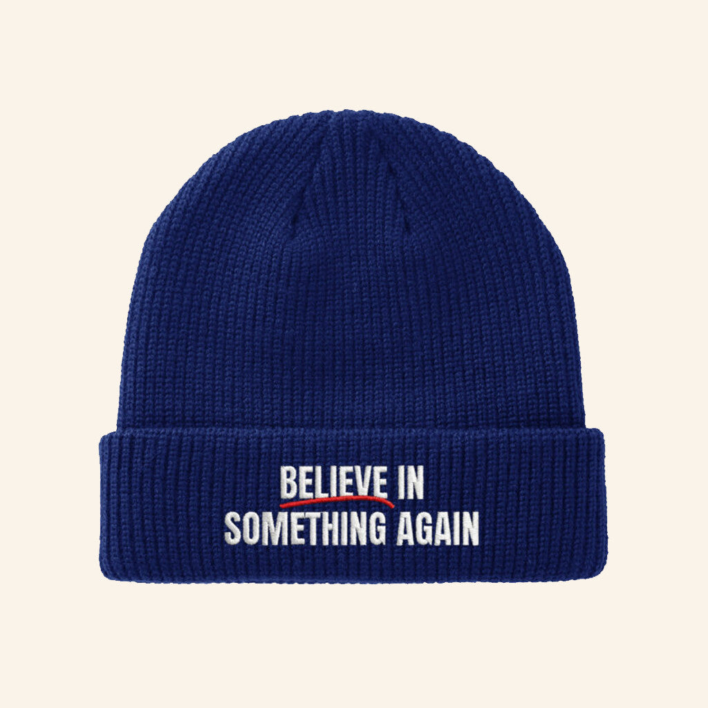 Believe In Something Again Beanie Jack For New York Merch Gifts Ideas For Dad - Lilybirchmarket