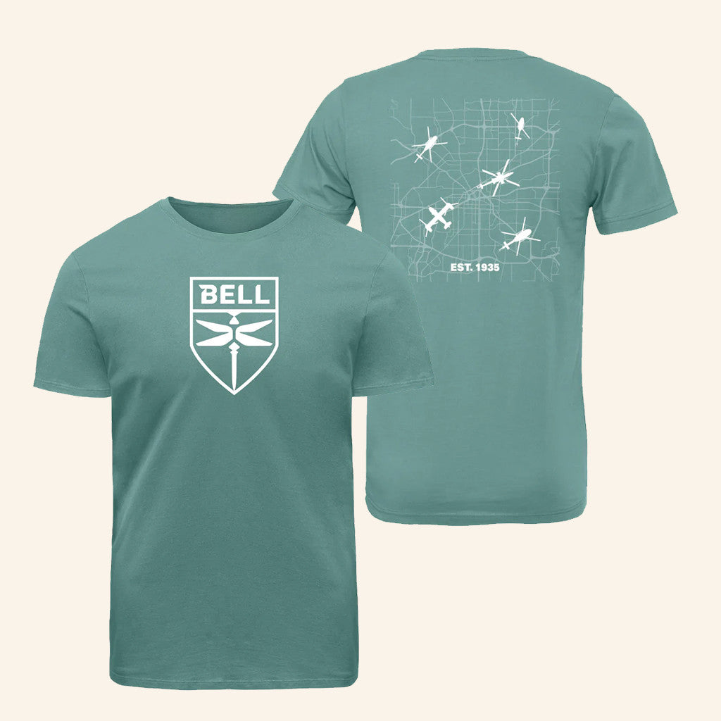 Bell Gift Merch Bell Flight Grid T-Shirt Best Gifts For Husband - Lily Birch Market