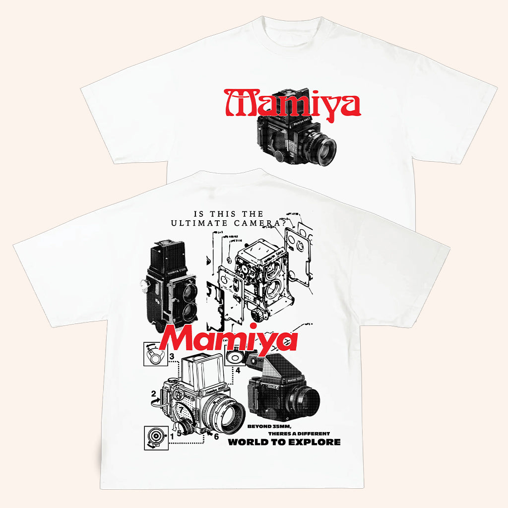 Bellows Film Lab Merch Mamiya T-Shirt Cool Gifts For Camera Lovers - Lily Birch Market