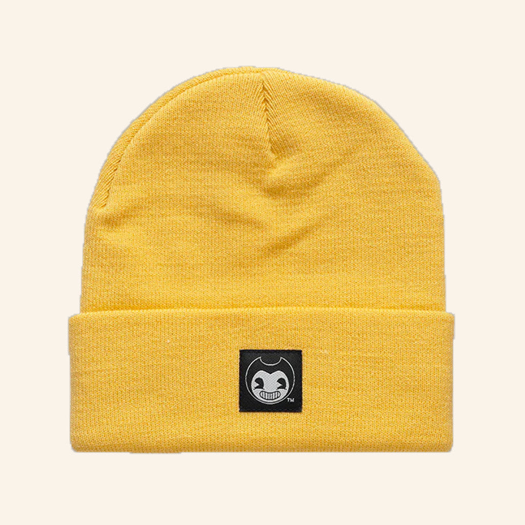 Bendy Merch Bendy Basic Yellow Beanie Christmas Presents For Him - Lilybirchmarket