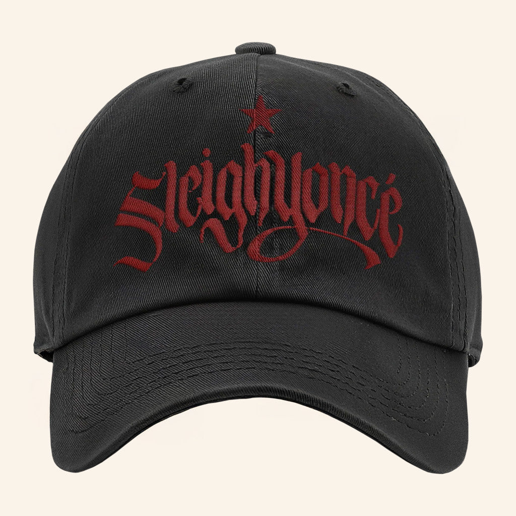 Beyonce Merch SLEIGHYONCE Embroidered Hat Christmas Present For Wife - Lilybirchmarket