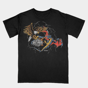 Beyond Human Merch Battle T-Shirt Harley Davidson Eagle Vs Dragon Shirt Gifts For Dudes - Lily Birch Market
