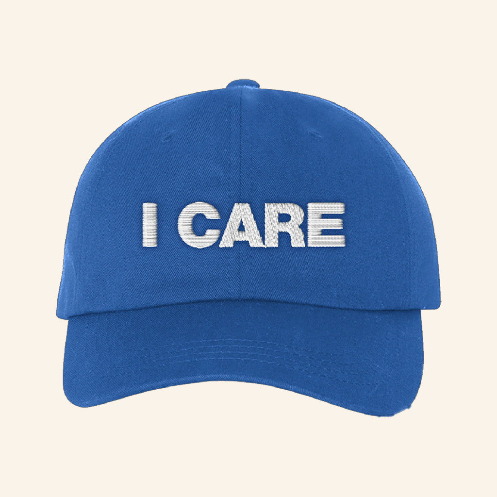 Beyond Human Merch Embroidered I Care Hat Birthday Ideas For Boyfriend - Lilybirchmarket