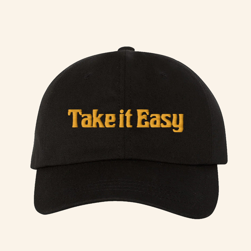 Beyond Human Merch Embroidered Take It Easy Hat Christmas Ideas For Boyfriend - Lilybirchmarket