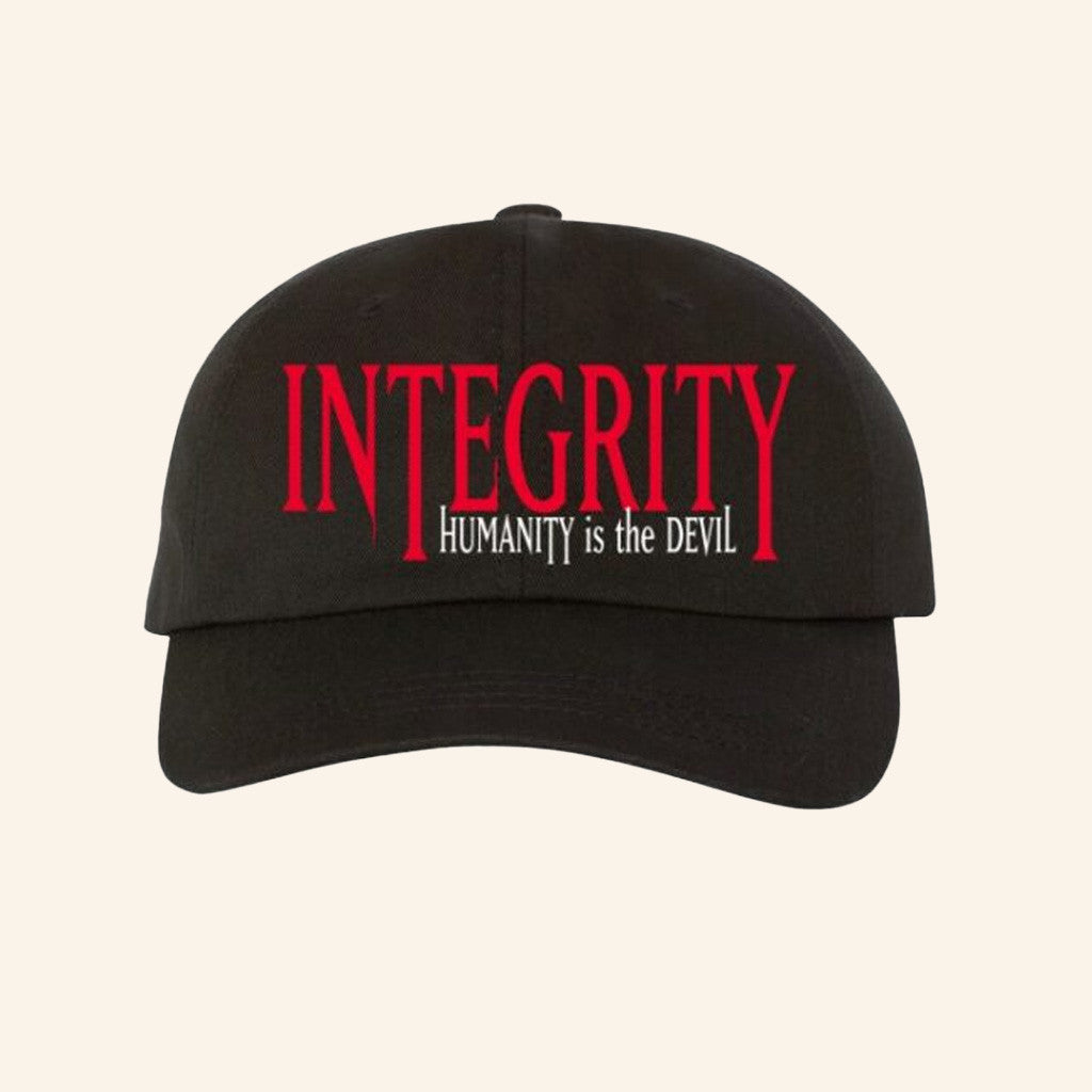 Beyond Human Merch Humanity Is The Devil Hat Birthday Gift Ideas For Dad - Lilybirchmarket