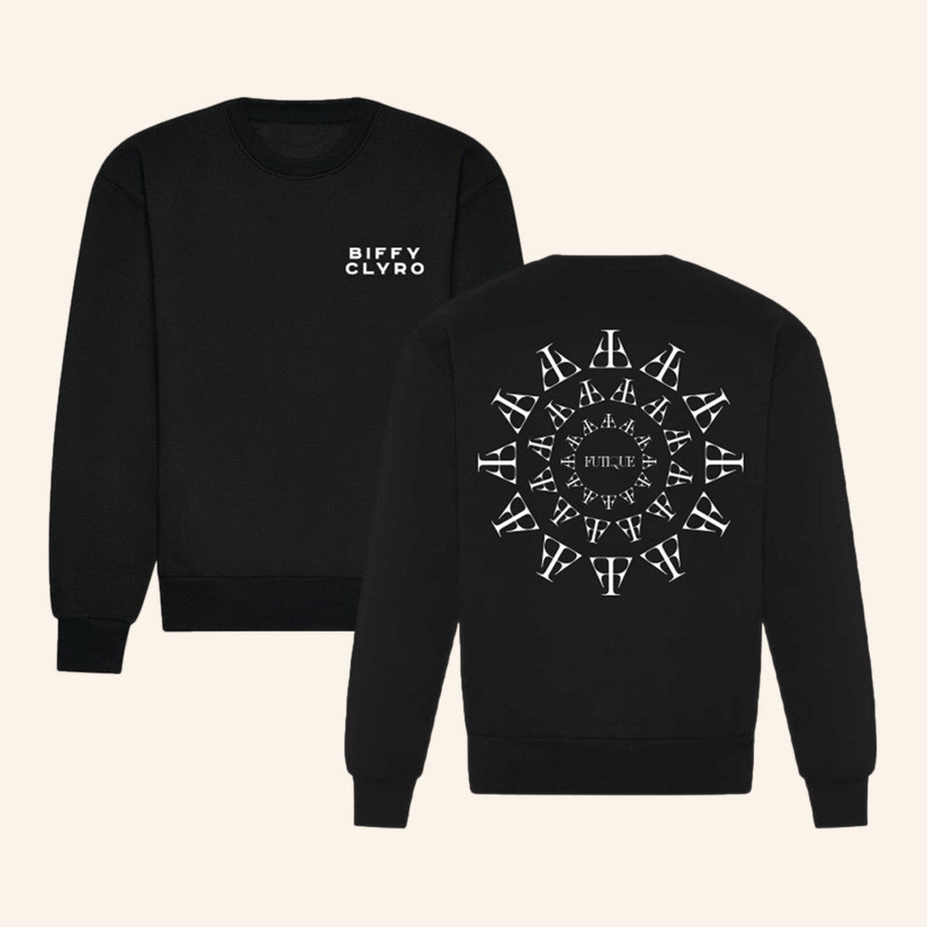 Biffy Clyro Merch Futique Circle Black Sweatshirt Christmas Gifts For Rock Fans - Lilybirchmarket
