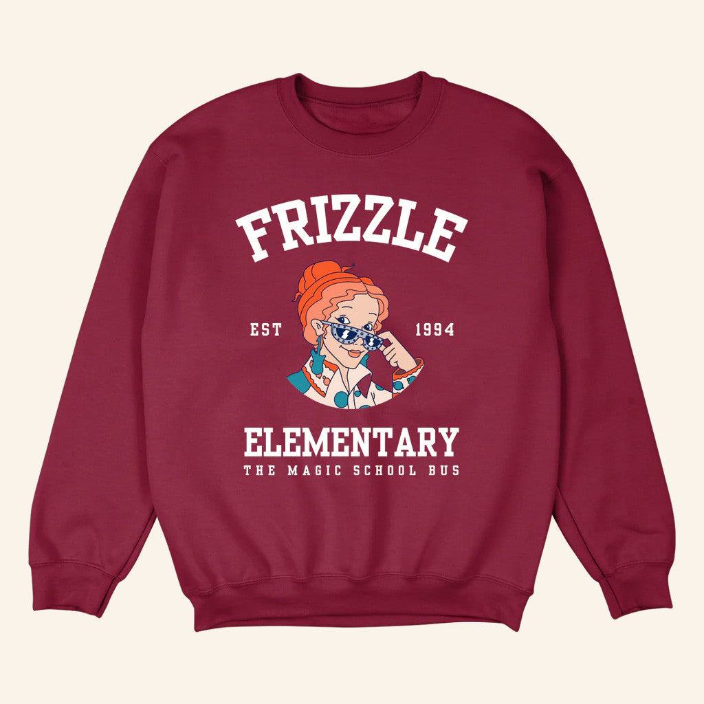 Big Comfy Couch Merch Magic School Bus Ms Frizzle Sweatshirt Gifts For Daughter - Lilybirchmarket