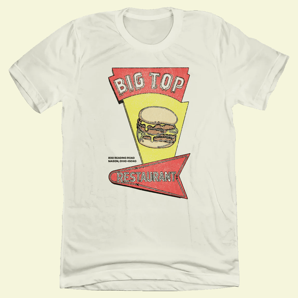 Big Top Restaurant Mason Ohio 800 Reading Road Mason T-Shirt Gifts For Friends - Lily Birch Market