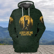 Bigfoot A Guy Like Me Is Hard To Find Hoodie Funny Bigfoot Clothing Gifts For Men - Lilybirchmarket