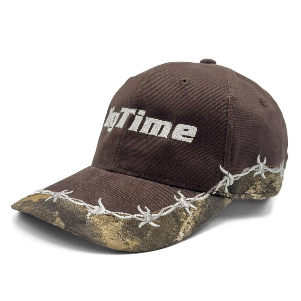 BigTime Merch Bigtime Barbwire Embroidered Camo Hat Christmas Gifts For Husband - Lilybirchmarket