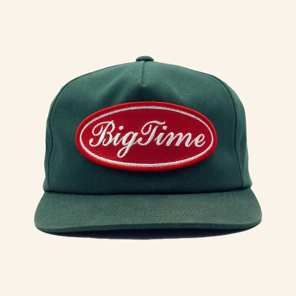 Bigtime Merch Script Logo Embroidered Snapback Hat Christmas Gifts For Dad - Lilybirchmarket