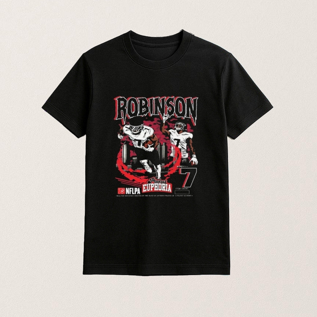 Bijan Robinson NFLPA Planet Euphoria T-Shirt Atlanta Football Merch Gifts For Dad - Lily Birch Market