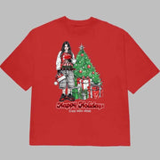 Billie Eilish Happy Holidays Red Shirt Billie Eilish Merch Best Gifts For Music Lovers - Lily Birch Market