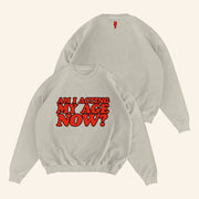 Billie Eilish Merch Am I Acting My Age Now Crewneck Sweatshirt Gifts For Fans - Lilybirchmarket
