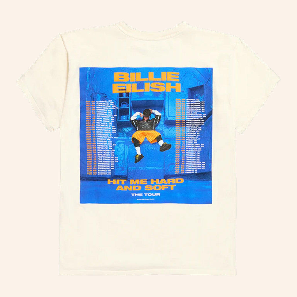Billie Eilish Merch Hit Me Hard And Soft Admat Poster T-Shirt Gifts For Friends - Lily Birch Market