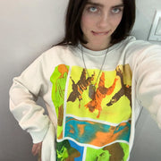 Billie Eilish Merch Hit Me Hard And Soft Tour 2025 BE Sweatshirt Gift Ideas For Fans - Lilybirchmarket