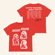 Billie Eilish Merch Homecoming Stamped Red Tour T-Shirt Gifts For Wife - Lily Birch Market