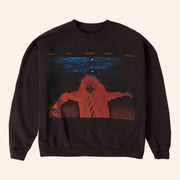 Billie Eilish Merch Sinking Black Crewneck Sweatshirt Gifts For Him - Lilybirchmarket