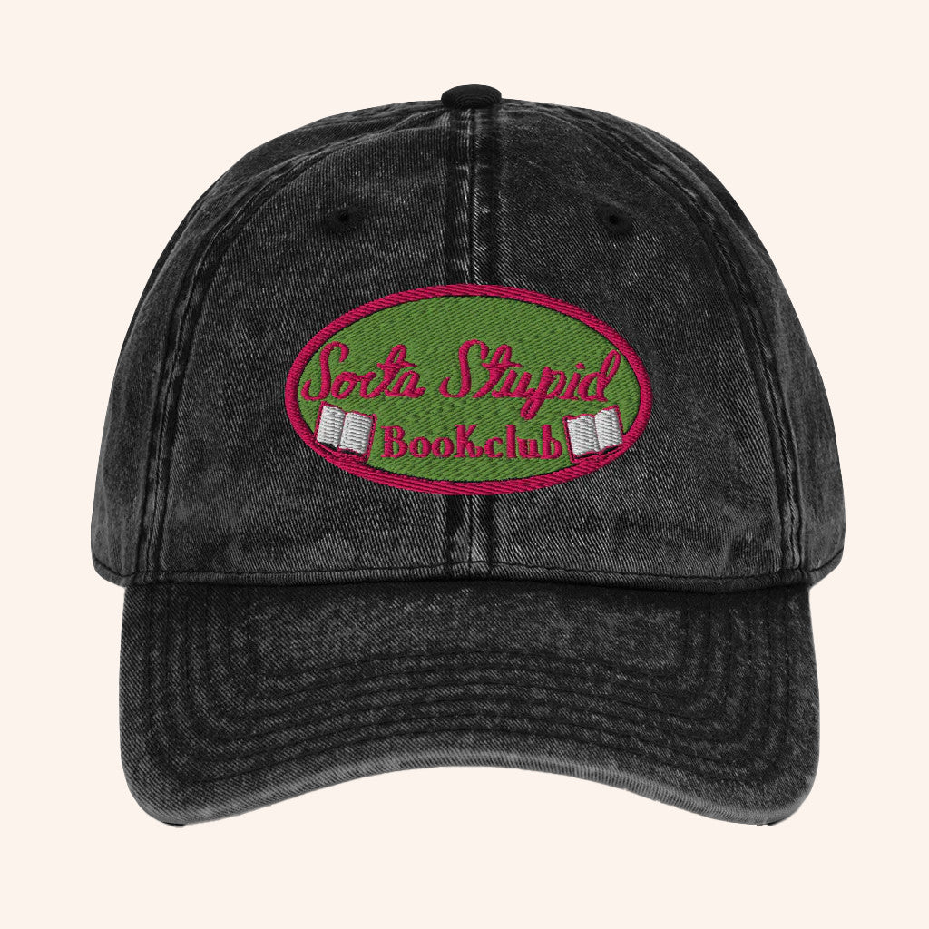 Billy Ends The World Merch Sorta Vintage Sorta Crafty Book Club Hat Embroidered Gifts For Him - Lilybirchmarket