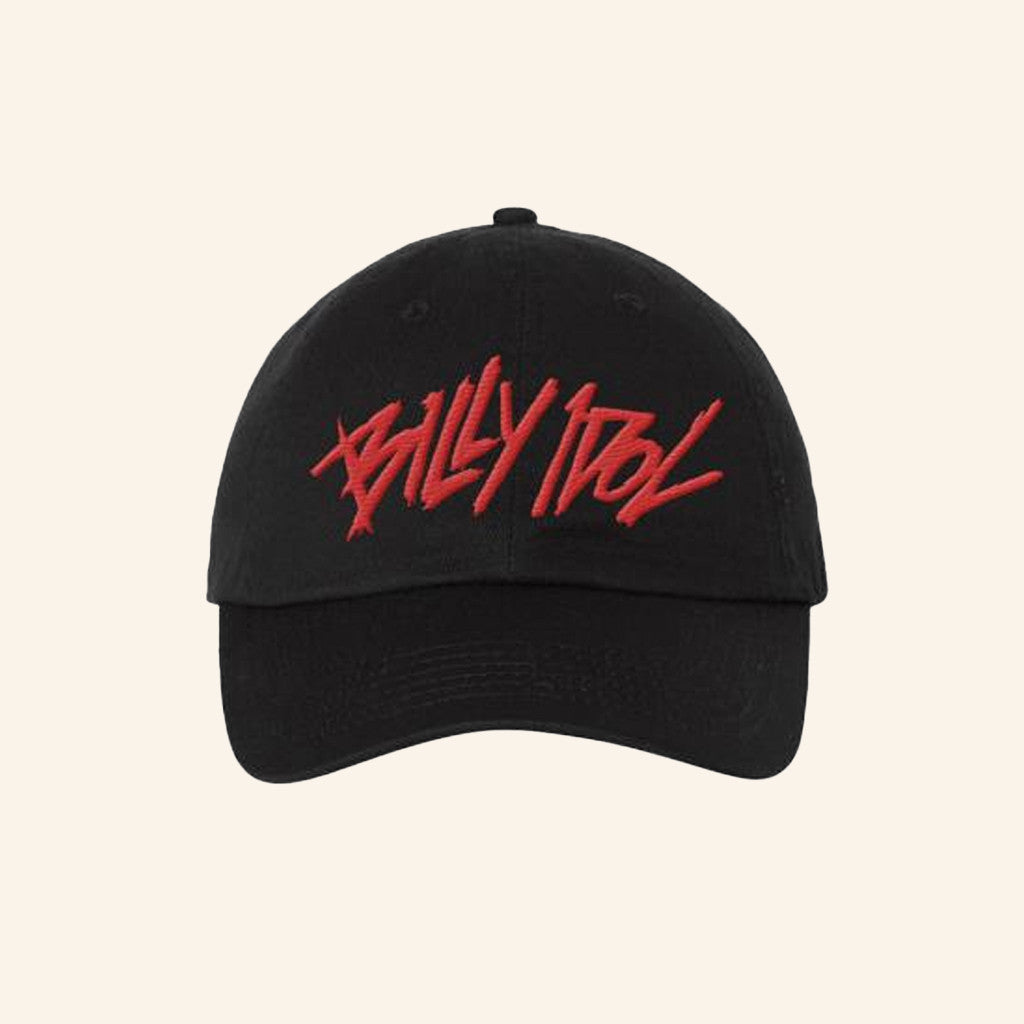 Billy Idol Merch Billy Lightning Crown Hat Embroidered Christmas Gifts For Dad - Lilybirchmarket