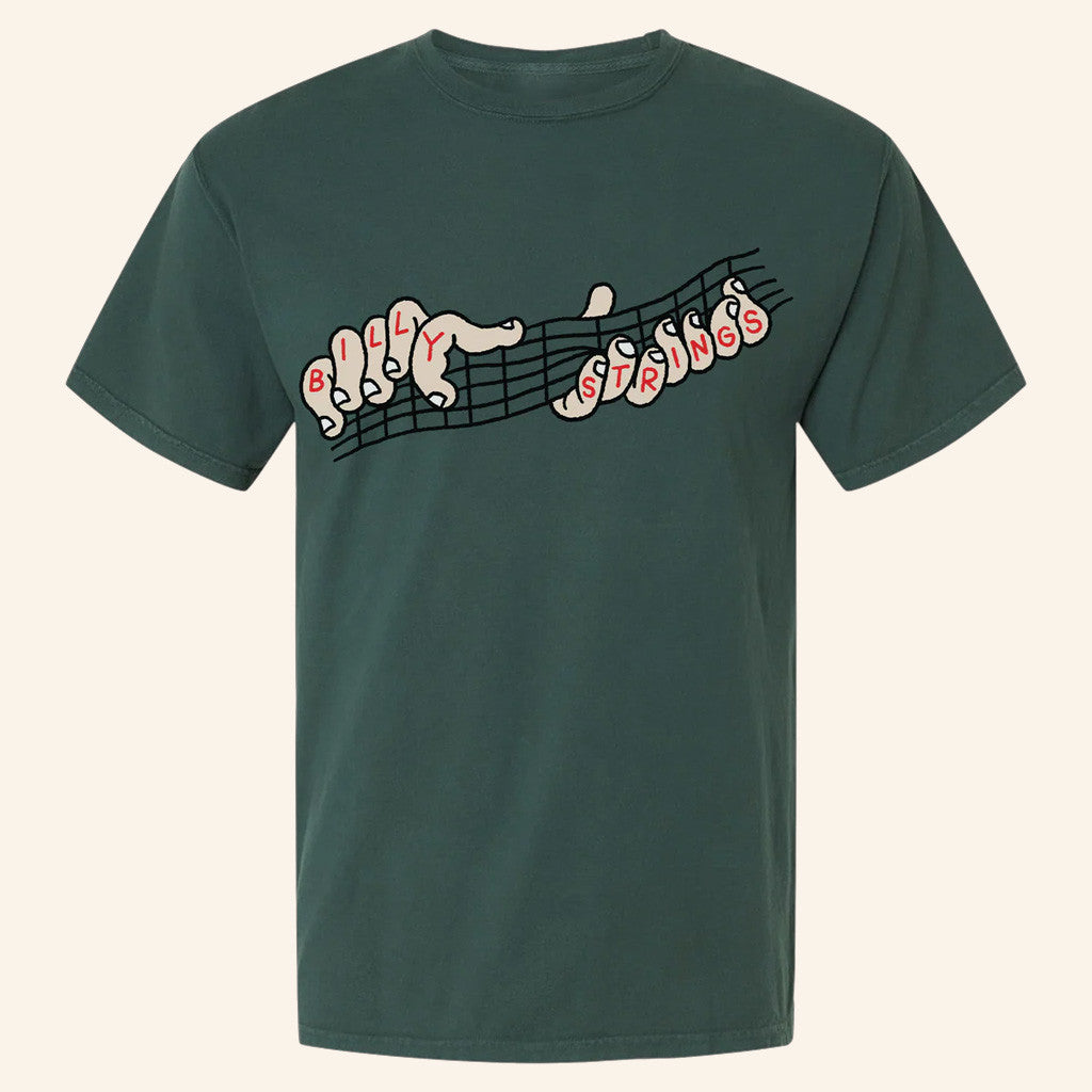Billy Strings Merch Fingers T-Shirt Ghost Bongo Shirt Presents For Guitar Lovers - Lily Birch Market