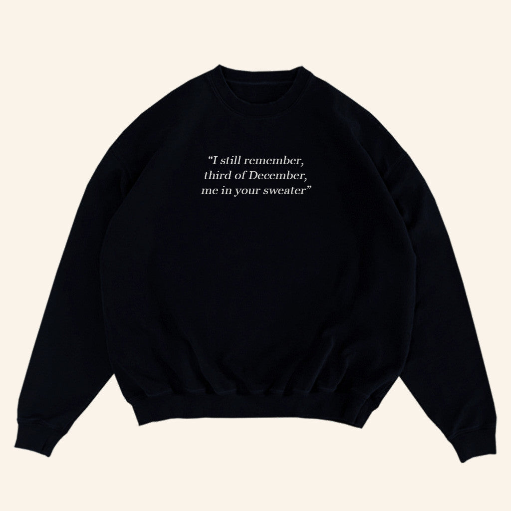 Black Conan Gray Heather Sweater 2025 Conan Gray Merch Your Sweater Sweatshirt Boyfriend Gifts - Lilybirchmarket