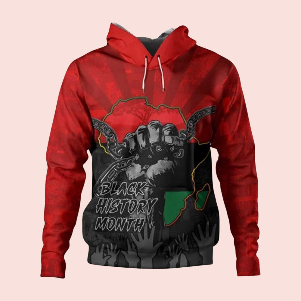 Black History Month African American Hoodie Cultural Heritage Clothes Gift For Him - Lilybirchmarket